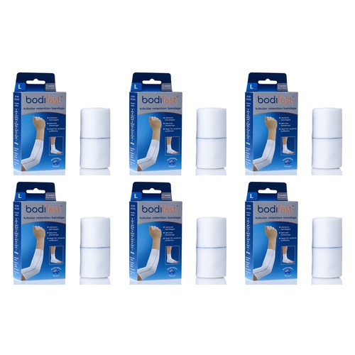 Bodifast Tubular Retention Bandage Blue 7.5cm x 2m Pack of 6