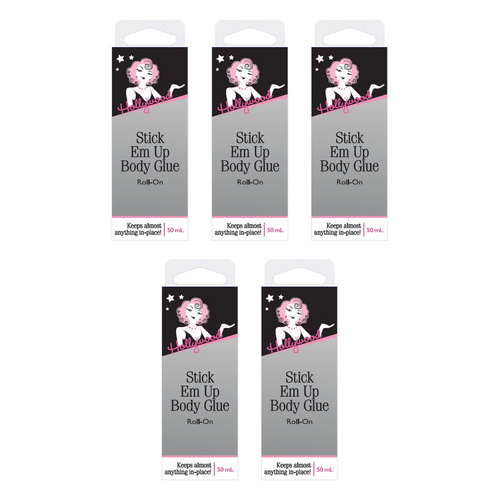 Hollywood Fashion Secrets Stick Em Up Body Glue Roll On 50ml Pack of 5
