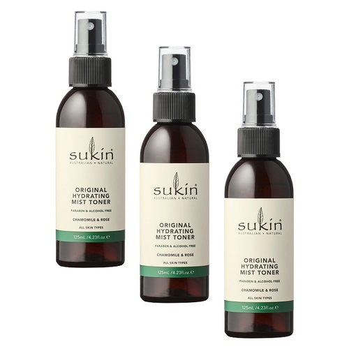 Sukin Hydrating Mist Toner 125mL Pack of 3