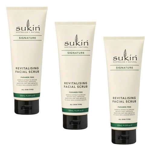 Sukin Revitalising Facial Scrub 125mL Pack of 3