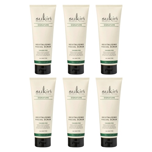 Sukin Revitalising Facial Scrub 125mL Pack of 6
