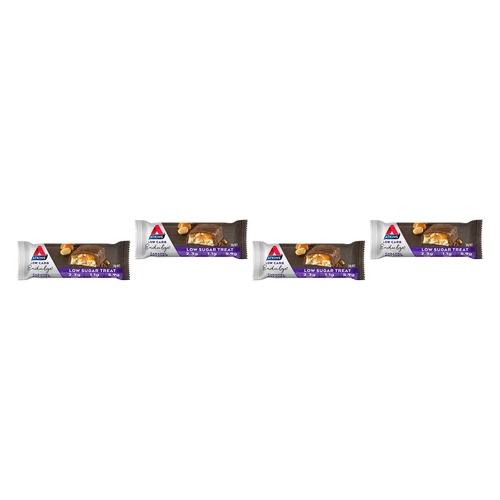 Atkins Endulge Caramel Nut Chew Bar 34g x 15 Bundle of 4
