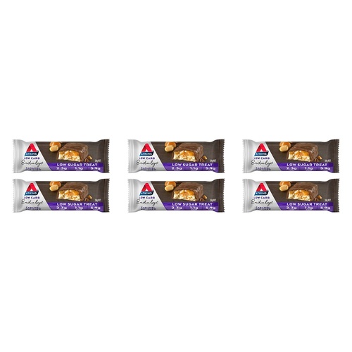 Atkins Endulge Caramel Nut Chew Bar 34g x 15 Bundle of 6