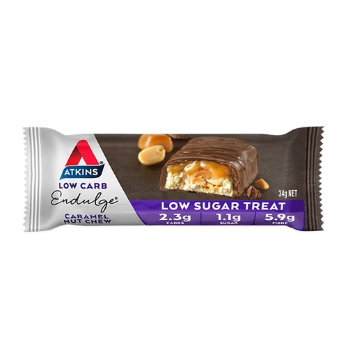 Atkins Endulge Caramel Nut Chew Bar 34g x 15