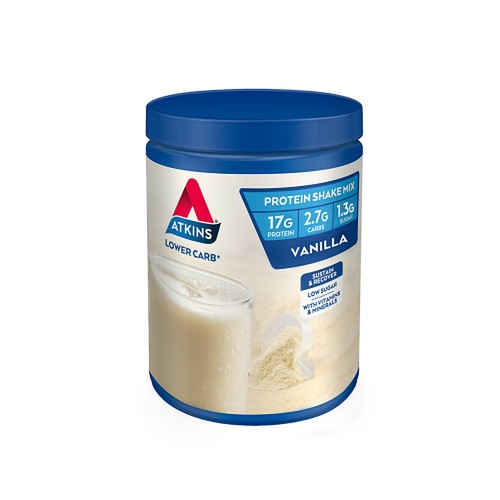 Atkins Low Carb Shake Mix Vanilla 310g x 2