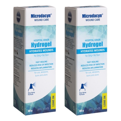 Plunketts Microdacyn Wound Care Hydrogel 60g Pack of 2