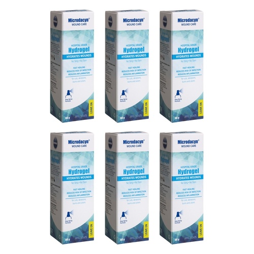 Plunketts Microdacyn Wound Care Hydrogel 60g Pack of 6
