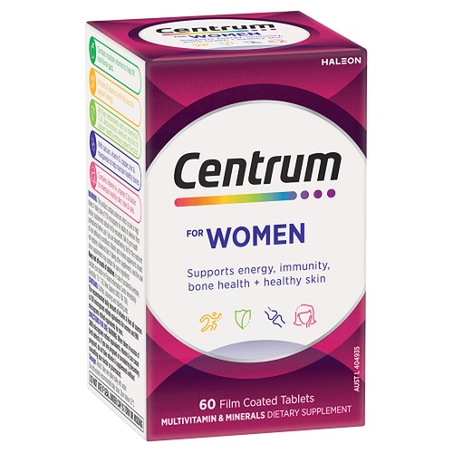 Centrum for Women Multivitamin 60 Tablets