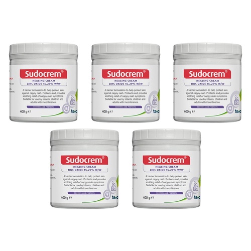 Sudocrem Healing Cream 400g Pack of 5