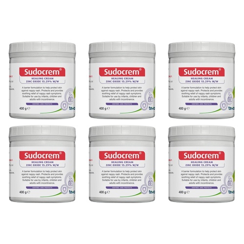 Sudocrem Healing Cream 400g Pack of 6