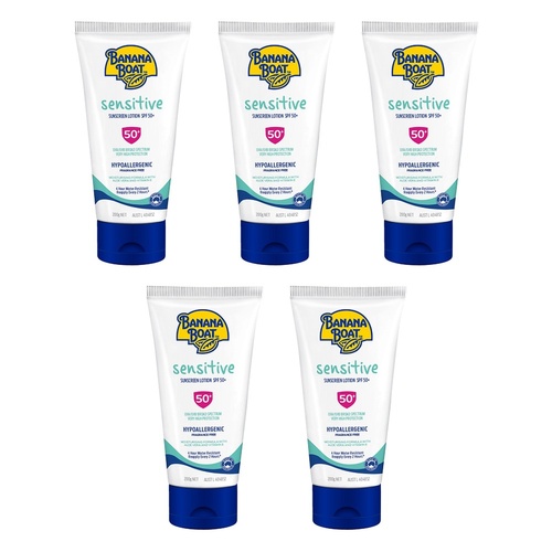 Banana Boat Daily Protect Sensitive SPF 50+ 200g Pack of 5
