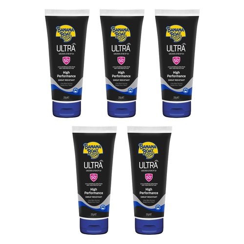 Banana Boat Ultra Sunscreen Lotion SPF50+ 200g Pack of 5
