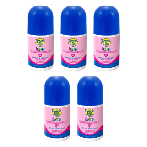 Banana Boat Baby Roll-On SPF 50+ 75mL Pack of 5