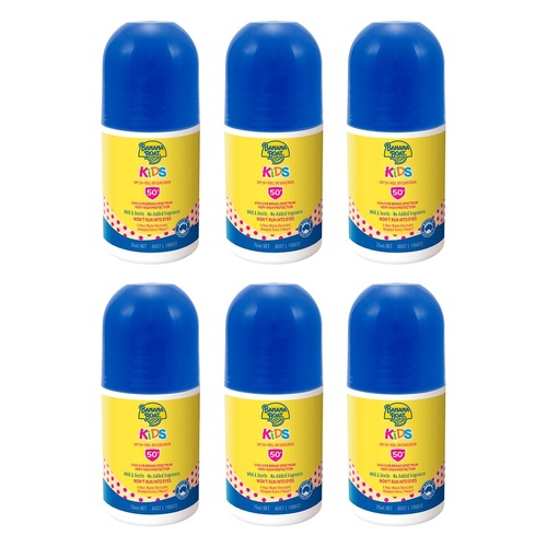 Banana Boat Kids Roll-On SPF 50+ 75mL Pack of 6
