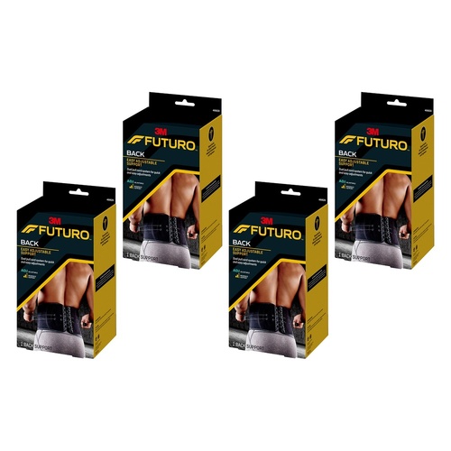 Futuro Comfort Stabilising Back Support Adjustable Pack of 4