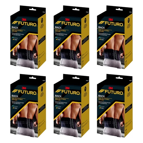 Futuro Comfort Stabilising Back Support Adjustable Pack of 6