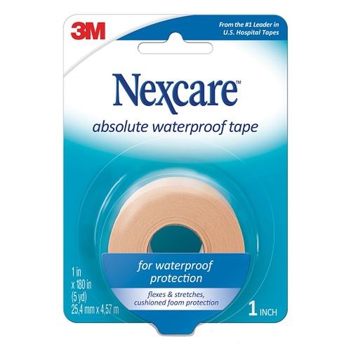 Nexcare Absolute Waterproof First Aid Tape 4.5 Metres