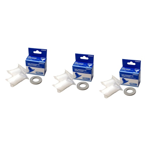 Omron Probe Covers TH839S 40 Pack Bundle of 3