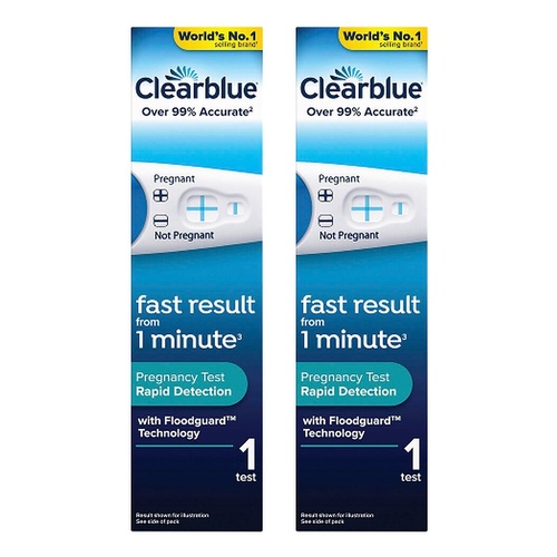 Clearblue Rapid Detection Pregnancy Test Pack of 2