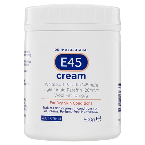 E45 Cream For Dry Skin Conditions 500g