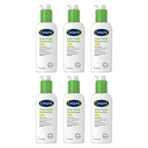 Cetaphil Daily Facial Moisturiser 118mL Pack of 6