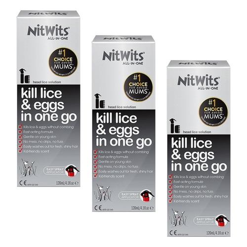 NitWits All in One treatment 120mL Pack of 3