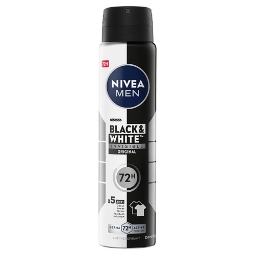 NIVEA MEN Black & White Invisible Original 72H Anti-Perspirant 250mL
