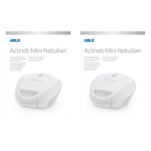 Able Actineb Mini Nebuliser Pack of 2