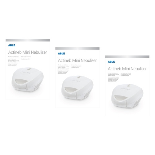 Able Actineb Mini Nebuliser Pack of 3