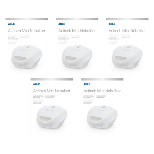 Able Actineb Mini Nebuliser Pack of 5