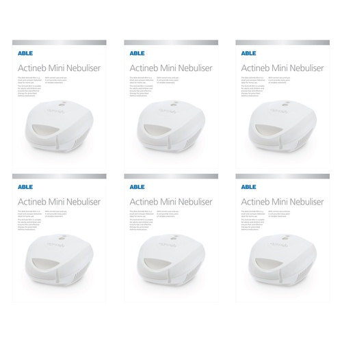 Able Actineb Mini Nebuliser Pack of 6