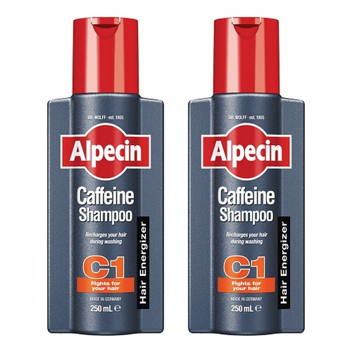 Alpecin Caffeine Shampoo C1 For Stronger Hair 250mL Pack of 2
