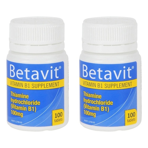 Betavit 100mg Tablets - Bottle of 100 Pack of 2