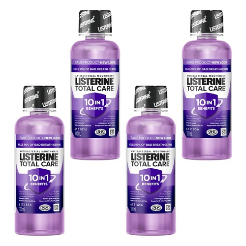 Listerine Total Care Mouthwash 100mL Travel Size x 8 Bundle of 4