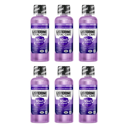 Listerine Total Care Mouthwash 100mL Travel Size x 8 Bundle of 6