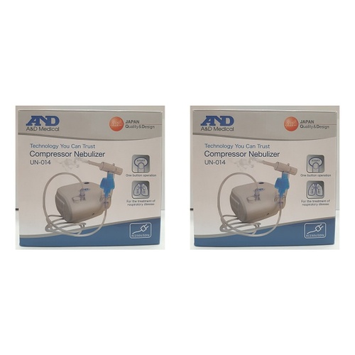 A&D Medical Compact Compressor Nebuliser Pack of 2