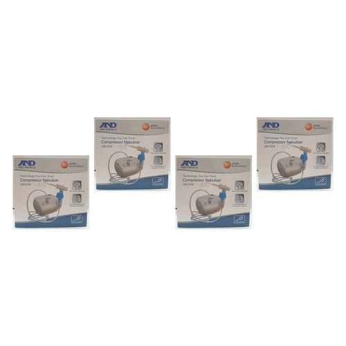 A&D Medical Compact Compressor Nebuliser Pack of 4