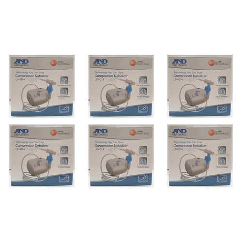 A&D Medical Compact Compressor Nebuliser Pack of 6