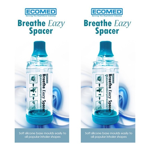 Ecomed Breathe Eazy Spacer with Mouth Piece Pack of 2