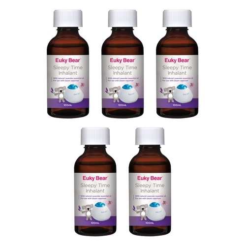 Euky Bear Sleepy Time Inhalant 100mL Pack of 5