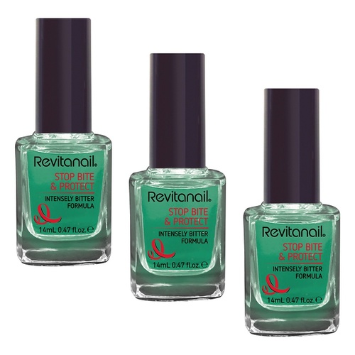 Revitanail Stop Bite & Protect 14mL Pack of 3