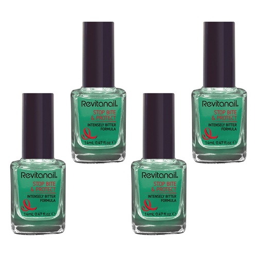 Revitanail Stop Bite & Protect 14mL Pack of 4