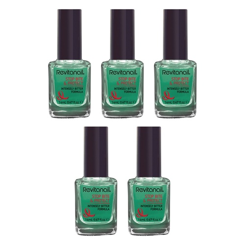 Revitanail Stop Bite & Protect 14mL Pack of 5