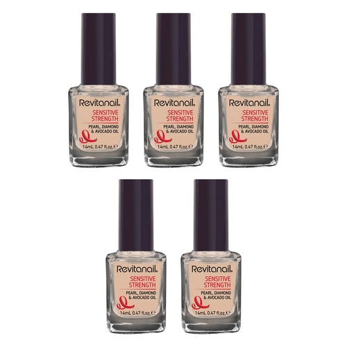 Revitanail Sensitive Strengthener 14mL Pack of 5