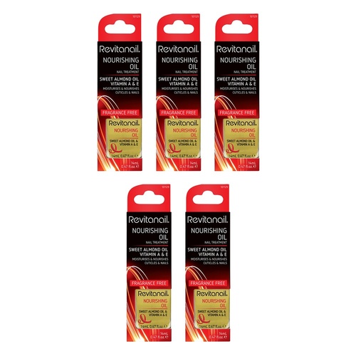 Revitanail Nourishing Oil 15mL Pack of 5