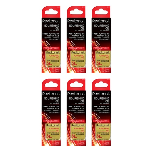 Revitanail Nourishing Oil 15mL Pack of 6