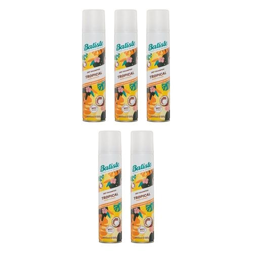 Batiste Tropical Dry Shampoo 200mL Pack of 5