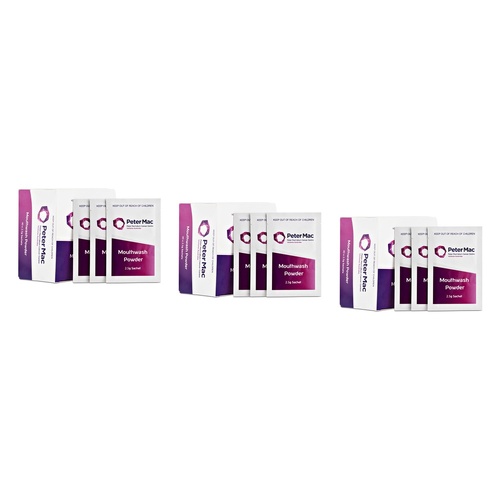 Peter Mac Mouthwash Powder 2.5g x 40 Sachets Pack of 3