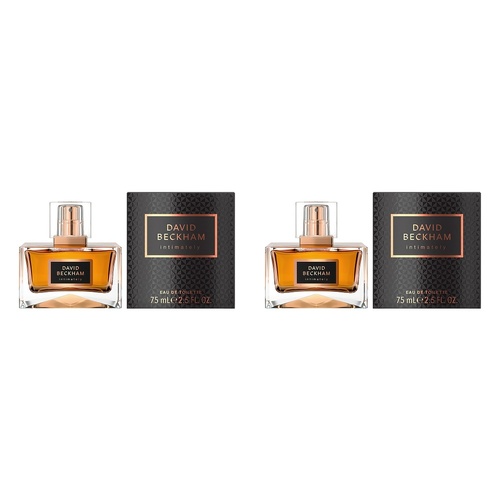David Beckham Intimately EDT 75mL Pack of 2