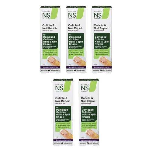 Nutri-Synergy Plunketts NS Cuticle and Nail Complex 15g Pack of 5